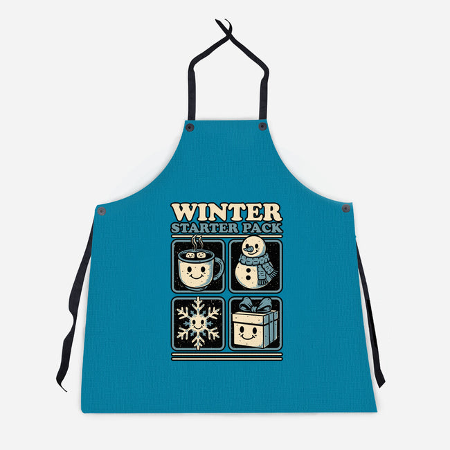 Winter Stater Pack-Unisex-Kitchen-Apron-Studio Mootant