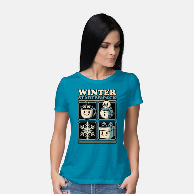 Winter Stater Pack-Womens-Basic-Tee-Studio Mootant