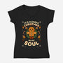 Christmas Soul Gift-Womens-V-Neck-Tee-Studio Mootant