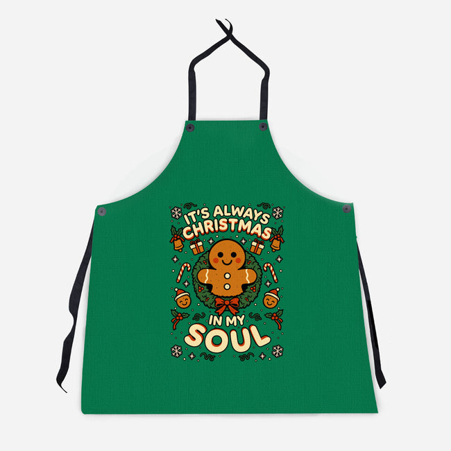 Christmas Soul Gift-Unisex-Kitchen-Apron-Studio Mootant