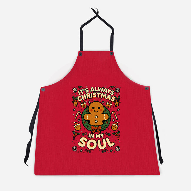 Christmas Soul Gift-Unisex-Kitchen-Apron-Studio Mootant