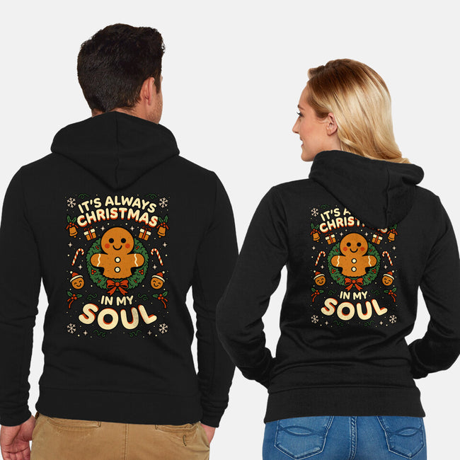 Christmas Soul Gift-Unisex-Zip-Up-Sweatshirt-Studio Mootant