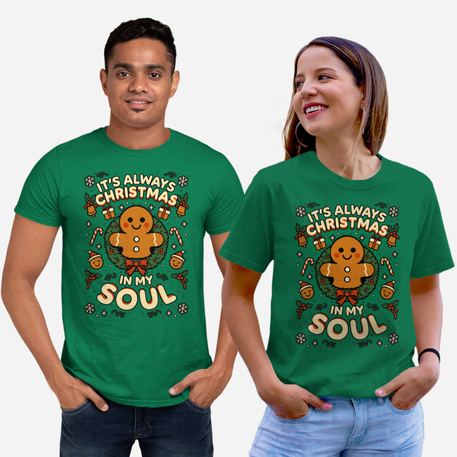 Christmas Soul Gift-Unisex-Basic-Tee-Studio Mootant
