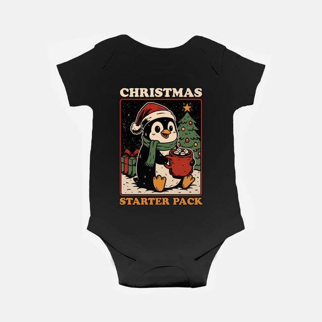 Christmas Penguin Starter Pack-Baby-Basic-Onesie-Studio Mootant