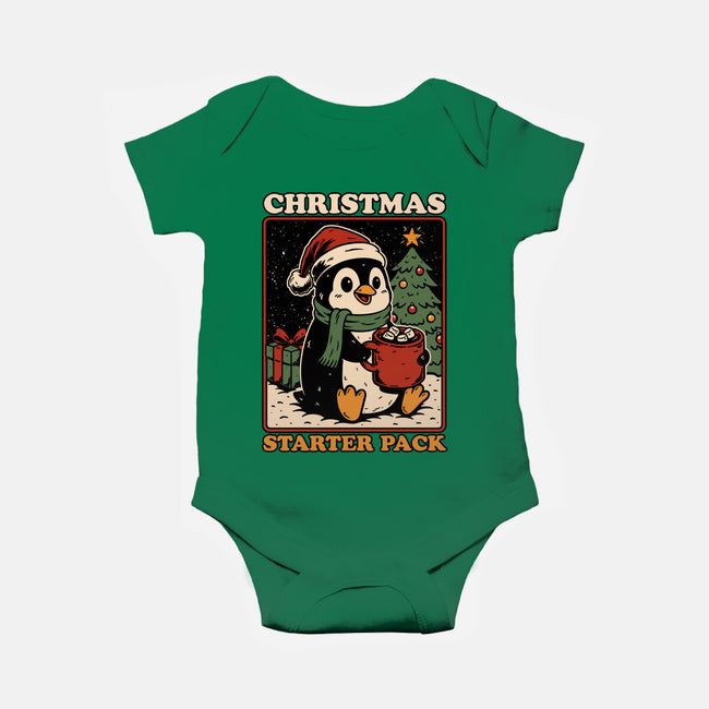 Christmas Penguin Starter Pack-Baby-Basic-Onesie-Studio Mootant