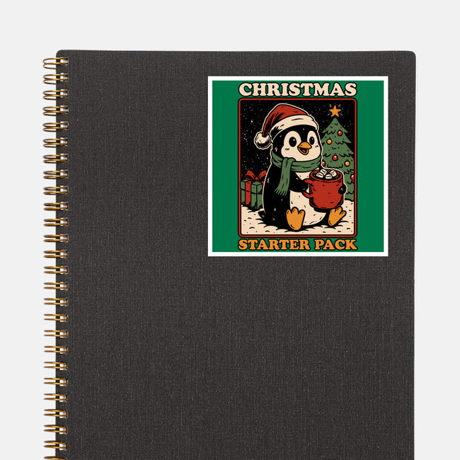 Christmas Penguin Starter Pack-None-Glossy-Sticker-Studio Mootant
