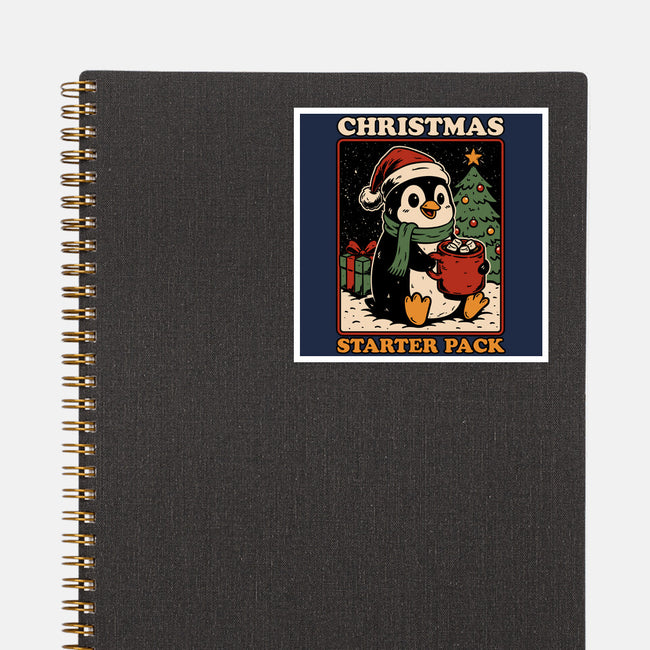 Christmas Penguin Starter Pack-None-Glossy-Sticker-Studio Mootant