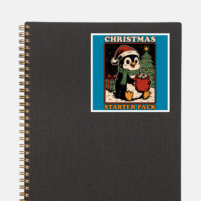 Christmas Penguin Starter Pack-None-Glossy-Sticker-Studio Mootant