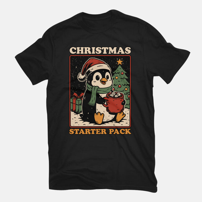 Christmas Penguin Starter Pack-Mens-Heavyweight-Tee-Studio Mootant