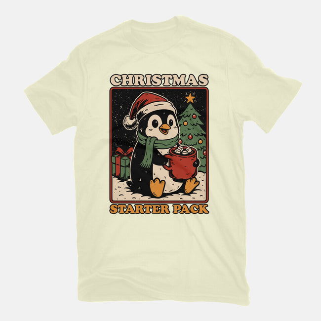 Christmas Penguin Starter Pack-Mens-Basic-Tee-Studio Mootant