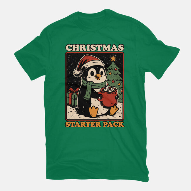 Christmas Penguin Starter Pack-Unisex-Basic-Tee-Studio Mootant