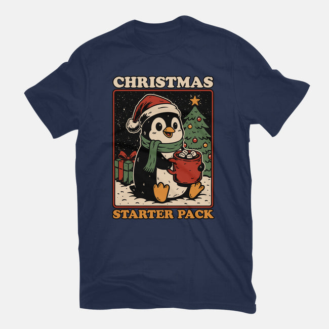 Christmas Penguin Starter Pack-Unisex-Basic-Tee-Studio Mootant
