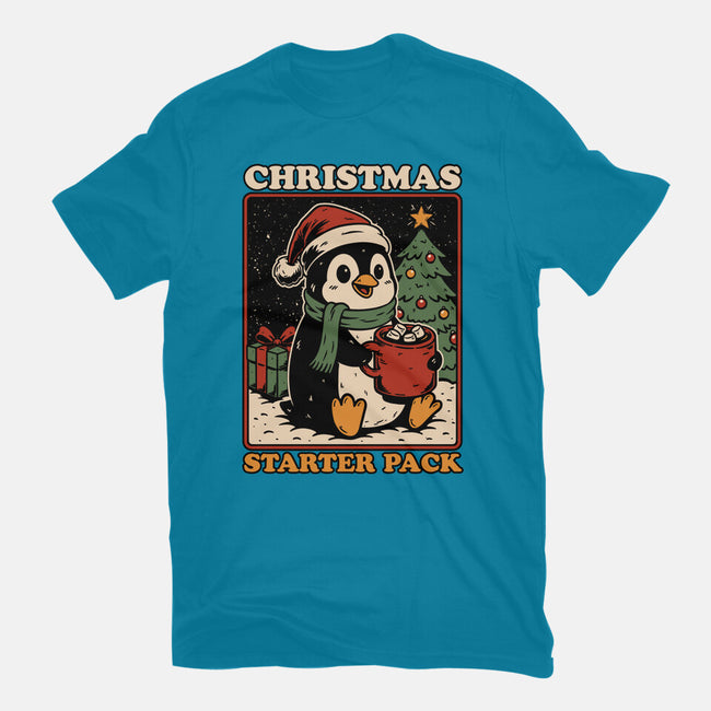 Christmas Penguin Starter Pack-Womens-Basic-Tee-Studio Mootant