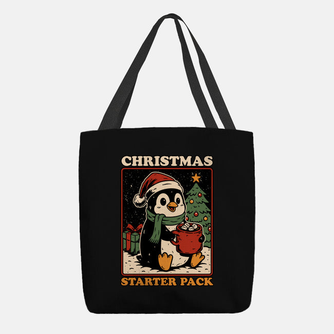 Christmas Penguin Starter Pack-None-Basic Tote-Bag-Studio Mootant