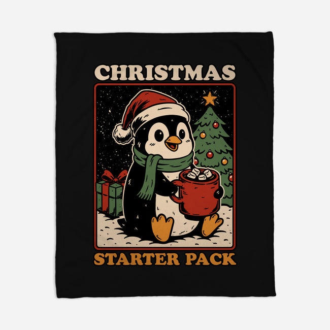Christmas Penguin Starter Pack-None-Fleece-Blanket-Studio Mootant