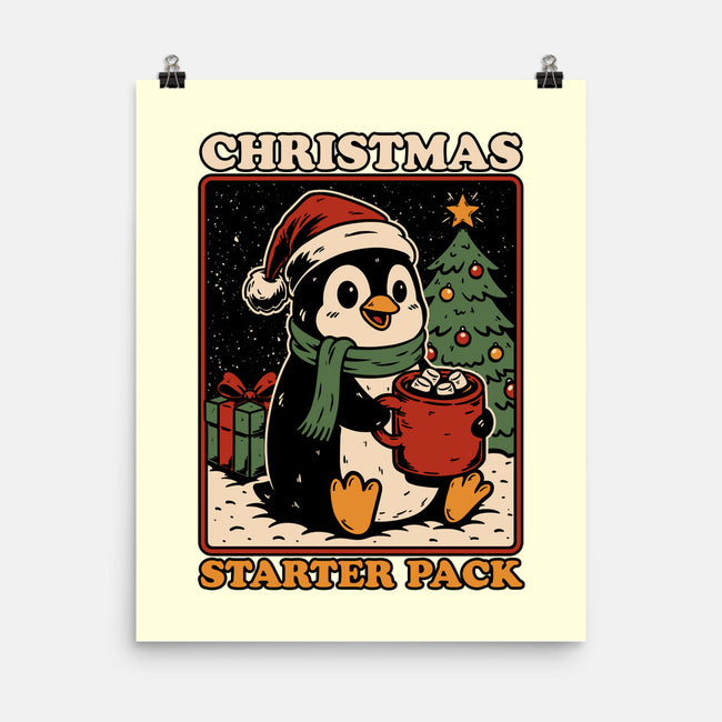 Christmas Penguin Starter Pack-None-Matte-Poster-Studio Mootant