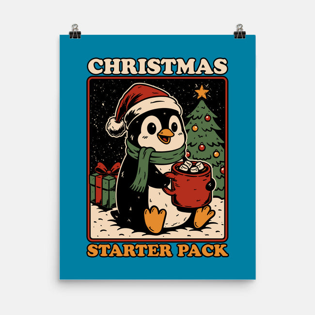Christmas Penguin Starter Pack-None-Matte-Poster-Studio Mootant