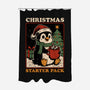 Christmas Penguin Starter Pack-None-Polyester-Shower Curtain-Studio Mootant