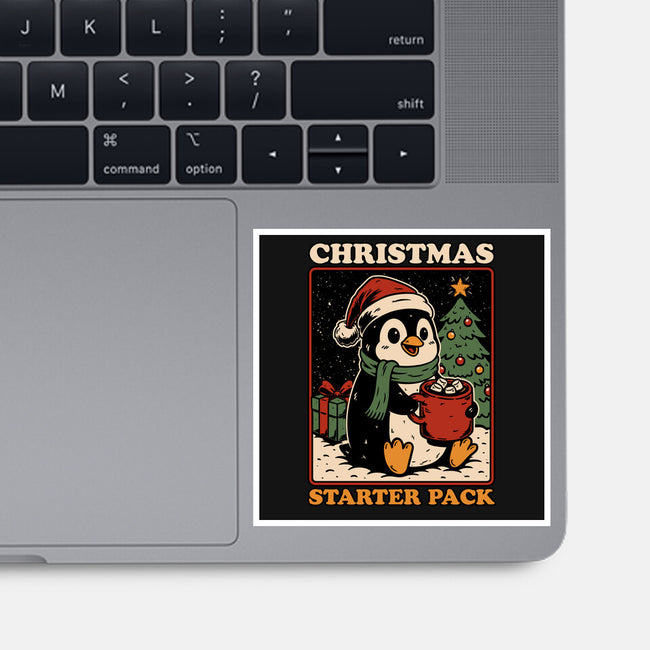 Christmas Penguin Starter Pack-None-Glossy-Sticker-Studio Mootant