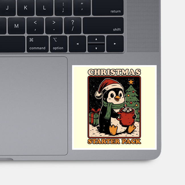 Christmas Penguin Starter Pack-None-Glossy-Sticker-Studio Mootant
