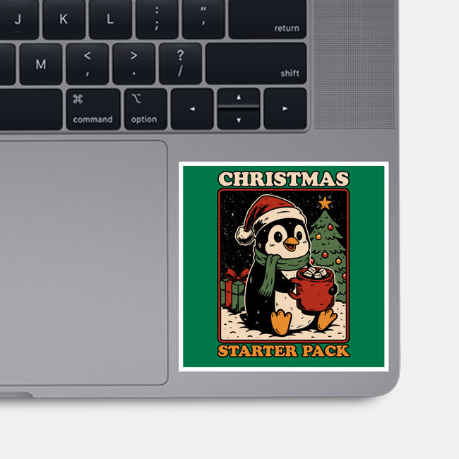 Christmas Penguin Starter Pack-None-Glossy-Sticker-Studio Mootant