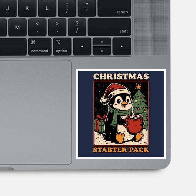 Christmas Penguin Starter Pack-None-Glossy-Sticker-Studio Mootant