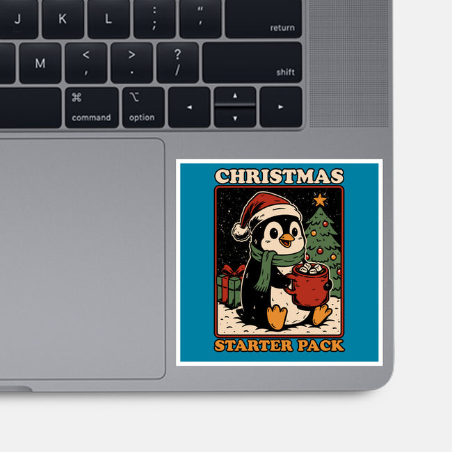 Christmas Penguin Starter Pack-None-Glossy-Sticker-Studio Mootant