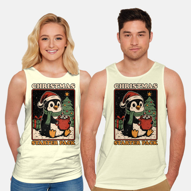 Christmas Penguin Starter Pack-Unisex-Basic-Tank-Studio Mootant