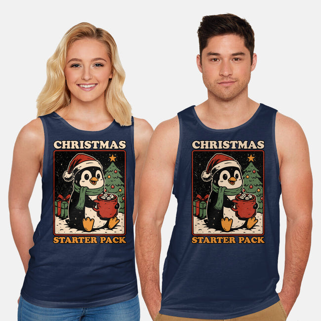 Christmas Penguin Starter Pack-Unisex-Basic-Tank-Studio Mootant