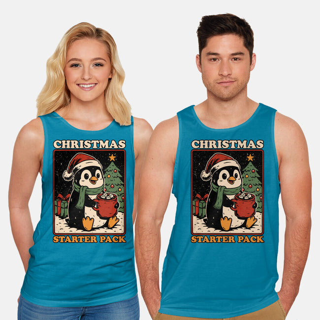 Christmas Penguin Starter Pack-Unisex-Basic-Tank-Studio Mootant