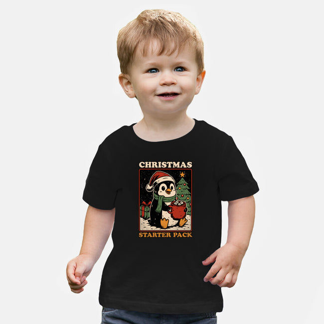 Christmas Penguin Starter Pack-Baby-Basic-Tee-Studio Mootant