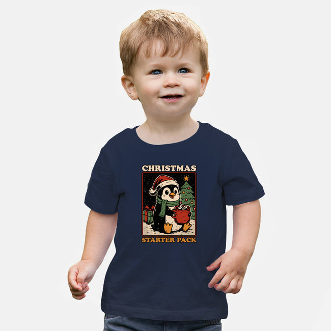 Christmas Penguin Starter Pack-Baby-Basic-Tee-Studio Mootant