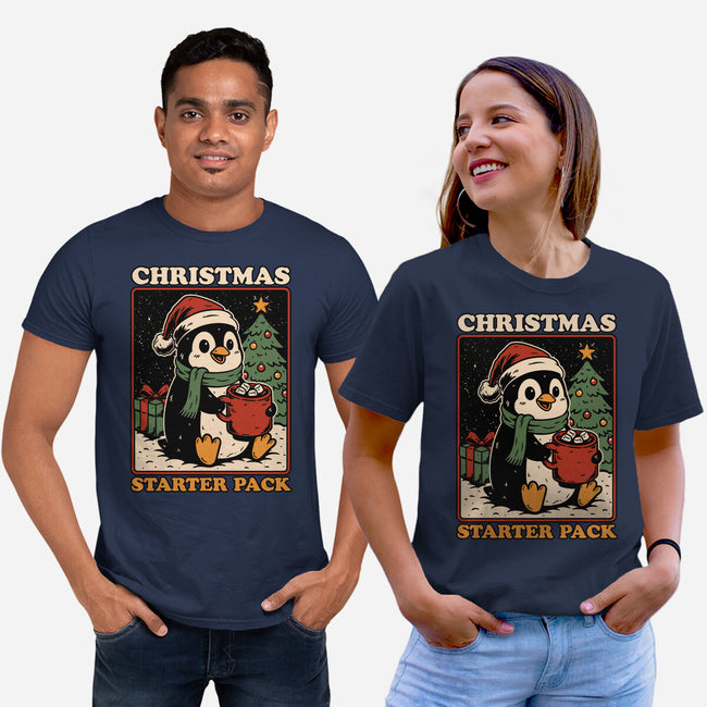Christmas Penguin Starter Pack-Unisex-Basic-Tee-Studio Mootant