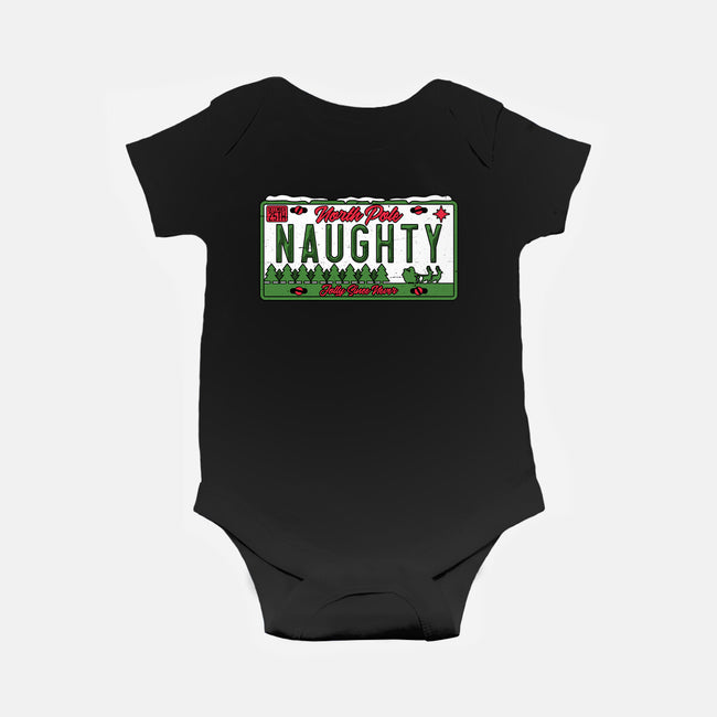 Christmas License Plate-Baby-Basic-Onesie-Studio Mootant