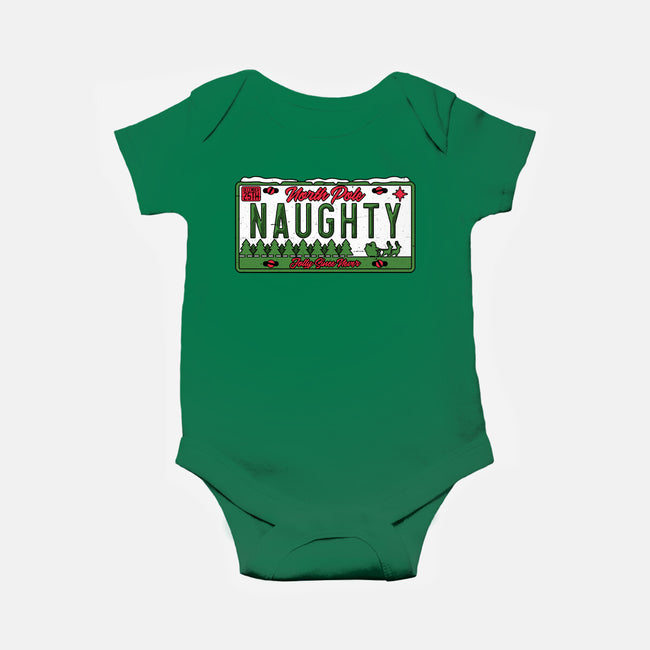 Christmas License Plate-Baby-Basic-Onesie-Studio Mootant