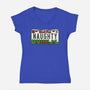 Christmas License Plate-Womens-V-Neck-Tee-Studio Mootant