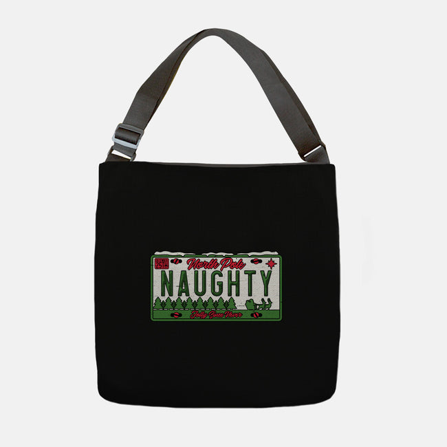 Christmas License Plate-None-Adjustable Tote-Bag-Studio Mootant