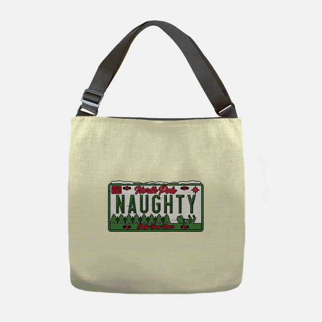 Christmas License Plate-None-Adjustable Tote-Bag-Studio Mootant