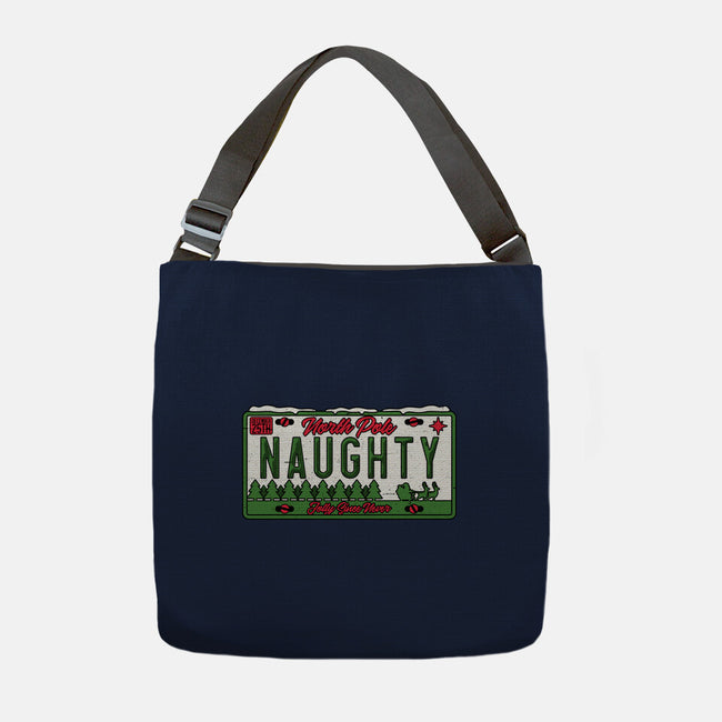 Christmas License Plate-None-Adjustable Tote-Bag-Studio Mootant