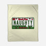 Christmas License Plate-None-Fleece-Blanket-Studio Mootant