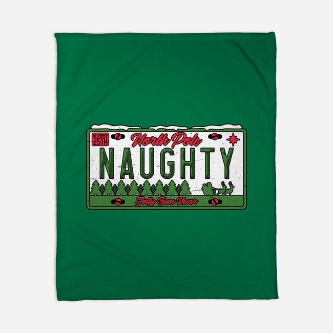 Christmas License Plate-None-Fleece-Blanket-Studio Mootant