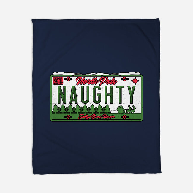 Christmas License Plate-None-Fleece-Blanket-Studio Mootant