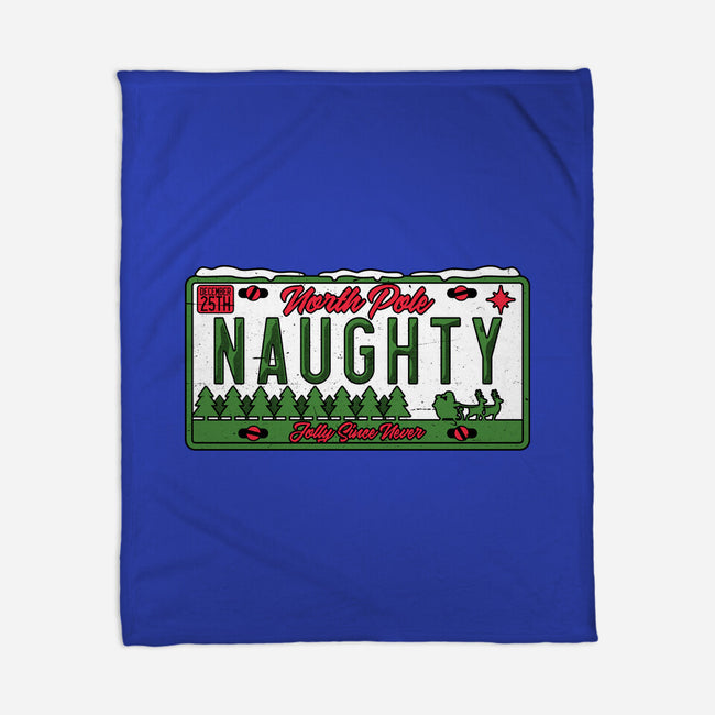 Christmas License Plate-None-Fleece-Blanket-Studio Mootant