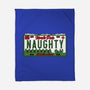 Christmas License Plate-None-Fleece-Blanket-Studio Mootant