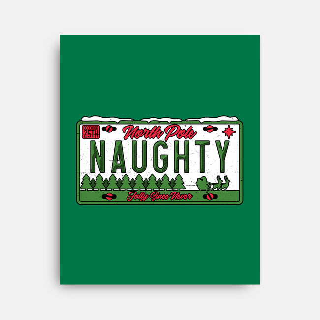 Christmas License Plate-None-Stretched-Canvas-Studio Mootant