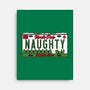 Christmas License Plate-None-Stretched-Canvas-Studio Mootant