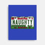 Christmas License Plate-None-Stretched-Canvas-Studio Mootant