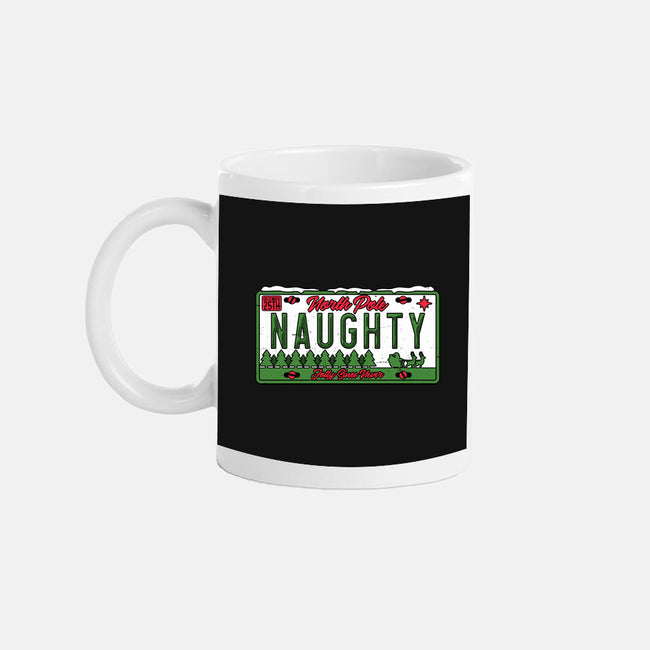 Christmas License Plate-None-Mug-Drinkware-Studio Mootant