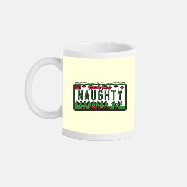 Christmas License Plate-None-Mug-Drinkware-Studio Mootant