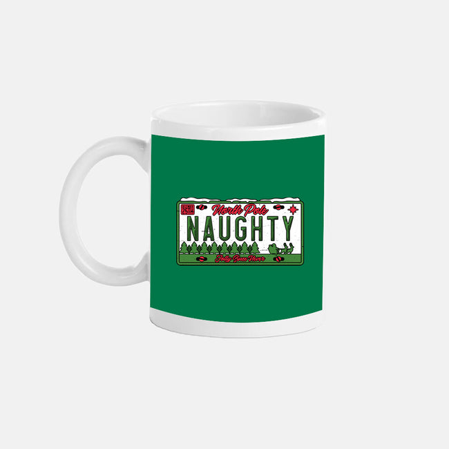 Christmas License Plate-None-Mug-Drinkware-Studio Mootant